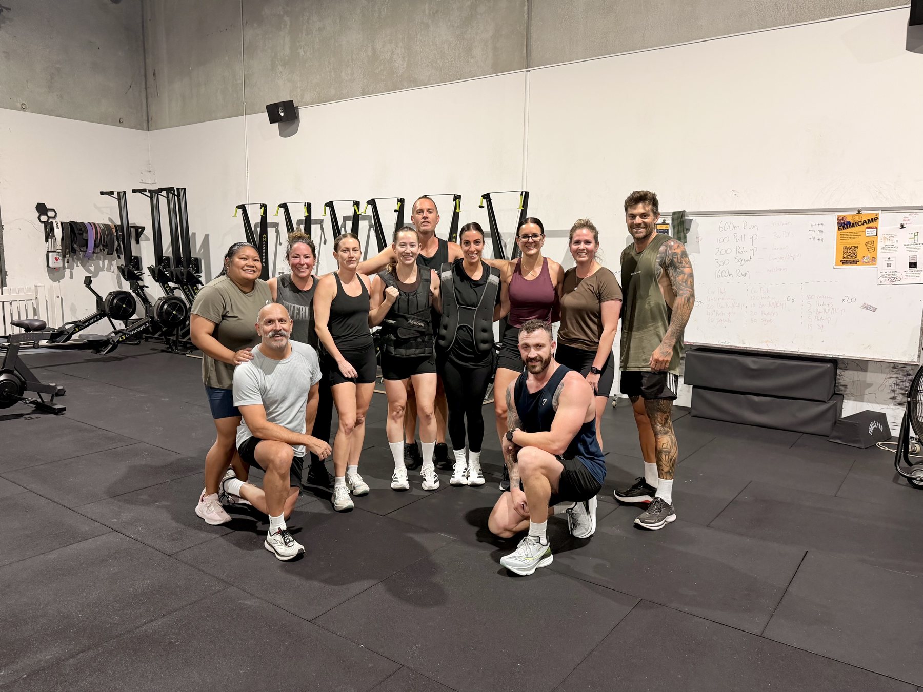 Training together at The Hive