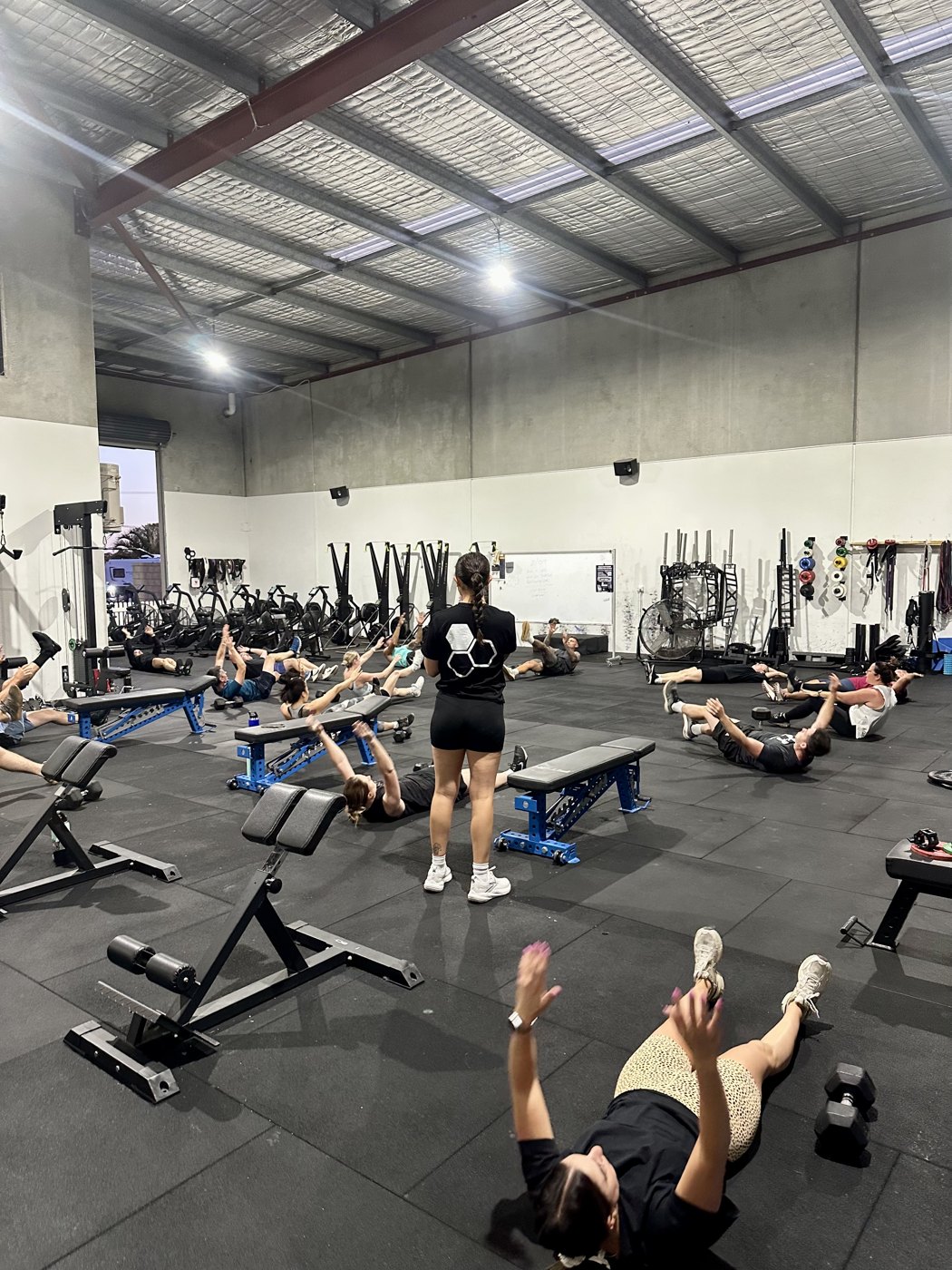 Members training together at The Hive Gym
